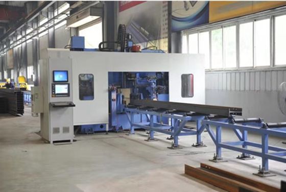 Máquina de perfuração de alta velocidade do CNC do controle de sistema do CNC para o feixe 1250×600mm de H
