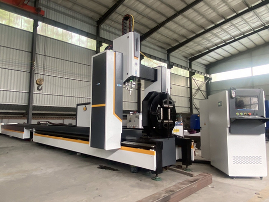 Modelo de aço Flc 5012 do ângulo de feixe da tubulação do tubo da máquina de corte do laser do Cnc de 5 linhas centrais