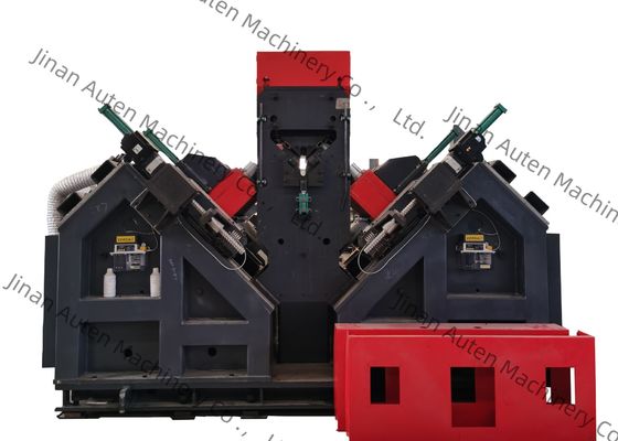 Máquina CNC de linha de ângulo de alta eficiência e automatizada para perfuração e estampagem de aço de ângulo grande