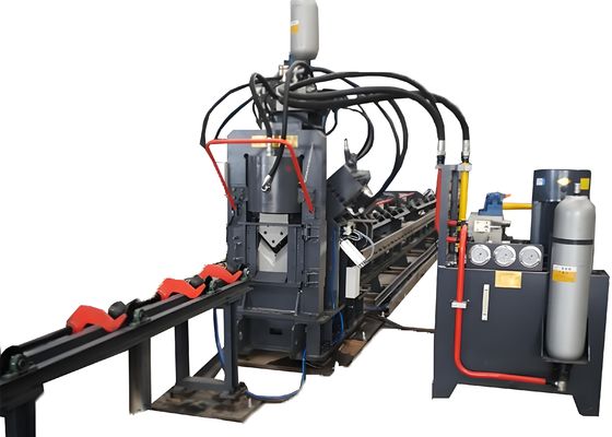 Máquina Automática CNC Hidráulica de Puncionamento, Marcação e Corte de Alta Velocidade com 3 Eixos CNC para Perfuração Angular em Placas de Conexão de Aço para Comunicação