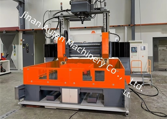 Máquina de Perfuração CNC Automatizada de Placas com Força de Fixação de 7,5KN, Largura da Ranhura em T de 28mm, Potência de Refrigeração de 0,45KW