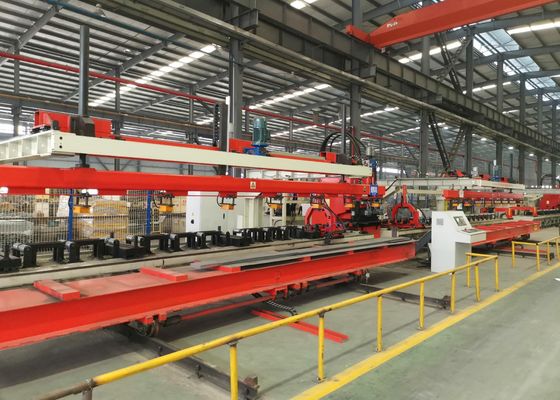 1200KN Força nominal Automóvel viga longitudinal placa plana máquina de perfurar CNC linha 3-6MM espessura