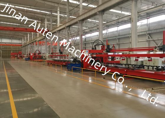 4-14mm Sheet Thickness CNC Punching Line For Auto Longitudinal Beams Flat Panels And Webs