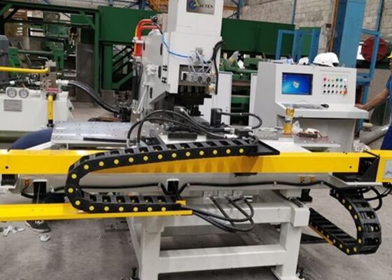 Aplicado à força da marcação da máquina de perfuração 800/1200KN da placa do Cnc da indústria da construção de aço