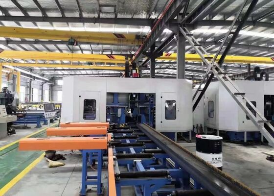 Máquina de perfuração de feixe CNC de elevada precisão para fabricação de aço estrutural