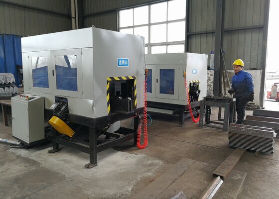 Máquina de Punção Angular CNC para Fresagem e Retificação de Raiz de Perfil de Aço