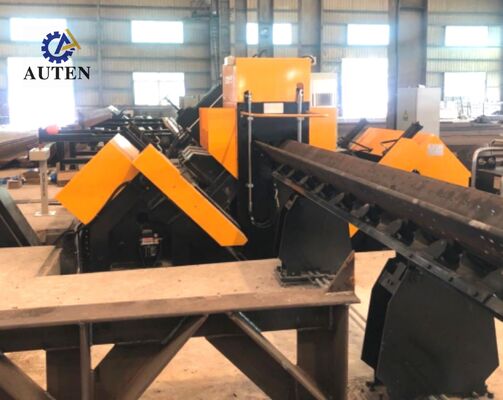 Máquina de Marcação e Perfuração de Ângulo CNC Premium com Carregamento Automático