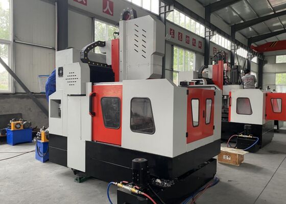 28 mm largura T-Slot CNC placa de perfuração e fresagem máquina 30 mm Max. Diâmetro de perfuração