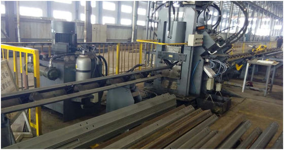 CNC Angle Punching Machine Line For Steel Tower Fabriaction Punching Force 1000kN