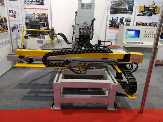 Alta precisão e confiabilidade máquina de perfuração de chapas de aço CNC alimentação do motor servo