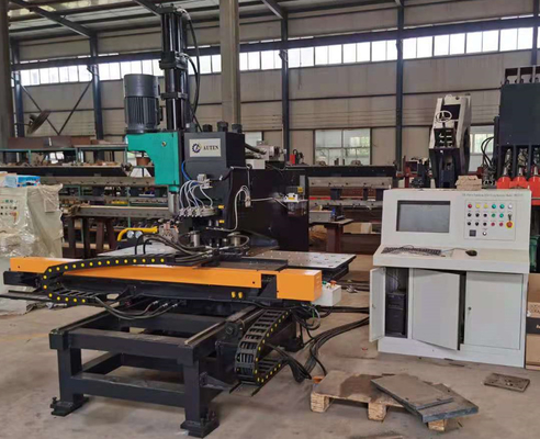 1200KN Servo Feed Força de perfuração máquina de perfuração de buracos de placa Cnc com 26mm Max diâmetro de perfuração