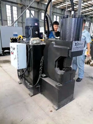 DZ120 Máquina de digitação de aço de ângulo hidráulico para a indústria de torres de aço