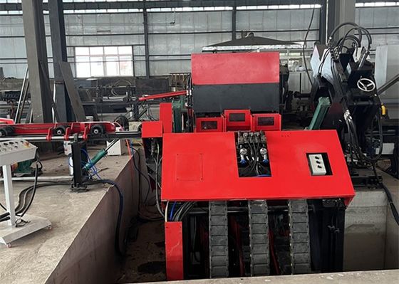 Máquina CNC de linha de ângulo de alta eficiência e automatizada para perfuração e estampagem de aço de ângulo grande