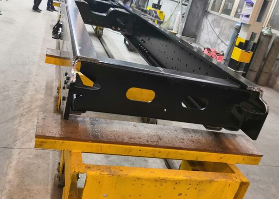 Processamento de chapas de metal 15000x380 mm Tamanho da peça de trabalho 35 toneladas Máquina de perfurar chapas CNC para feixe longitudinal automotivo