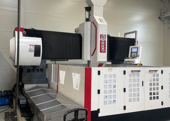 Altura da pórtico 800mm CNC Gantry Machining Máquina de Perfuração de Placas de Flange Cone da Ferramenta BT50