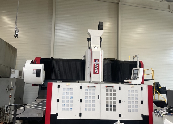 Altura da pórtico 800mm CNC Gantry Machining Máquina de Perfuração de Placas de Flange Cone da Ferramenta BT50