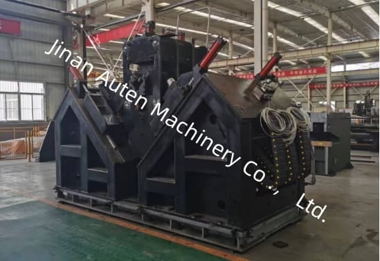 40mm Max Diâmetro de perfuração ângulo torre de aço indústria máquina de linha CNC ângulo 1000KN Força de marcação