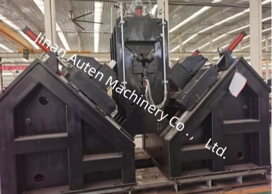 Máquina de Linha Angular CNC de Automação com Diâmetro de Perfuração de 40mm, Eixo de Perfuração com Cone BT40