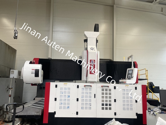 T Largura da ranhura 28 mm Flange Máquina de perfuração de chapas CNC 100 mm Diâmetro máximo