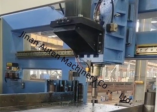 3 Sets Revista de ferramentas 3D CNC H Beam Perfuração Tapping And Cutting Machine Φ10 unidade de marcação hidráulica
