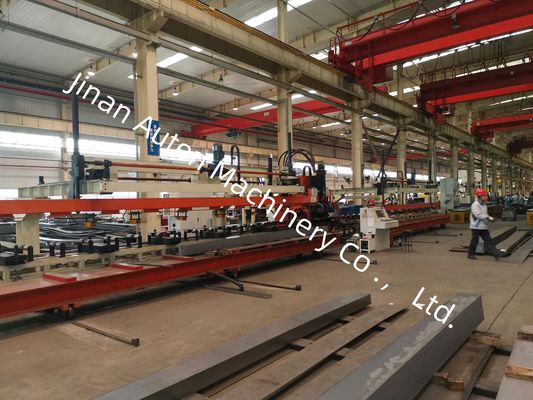 Usado para vigas de caminhões leves CNC Linha de processamento de chapa metálica para máquina de perfuração de feixe longitudinal