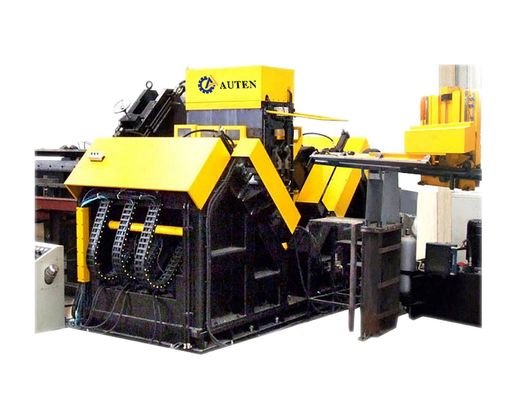 ADM2532 Modelo CNC Máquina de Perfuração e Marcação de Mesa de Aço Angular PLC Motor 40mm Perfuração Máx.