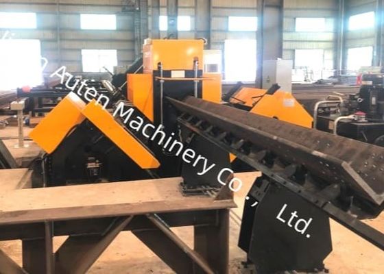 2 Grupos 6 Na máquina de perfuração de ângulo CNC total 40m/min Velocidade máxima de alimentação do ângulo