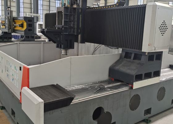 11KW Servo Spindle Motor Power Gantry Máquina de perfuração CNC para flange de chapa de metal