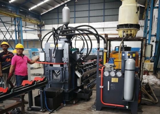 Método de refrigeração múltipla Linha de processamento de aço CNC de ângulo com funções de marcação de corte de punção