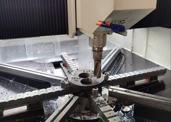 Máquina industrial de perfuração e fresagem de chapas CNC de alta velocidade para chapas grossas