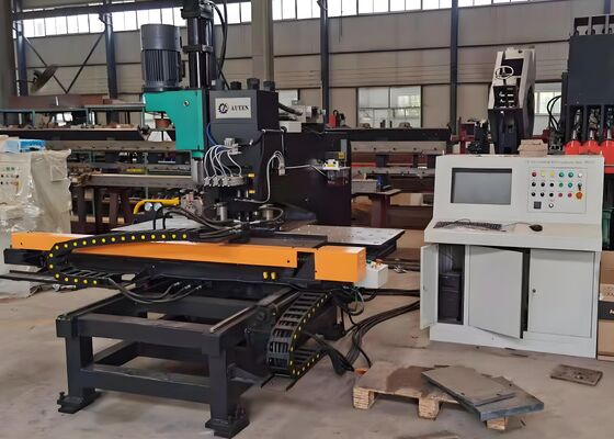 800/1000KN Marking Force Plate Drilling Punching Machine 50mm Drilling Diameter
