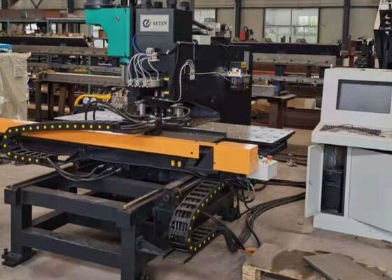 26mm Punching Diameter CNC Plate Punching Marking Drilling Machine 14*10*19mm Character Size