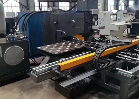 CNC Plate Punching Machine With Precise Punching Drilling And Marking Capabilities On Metal