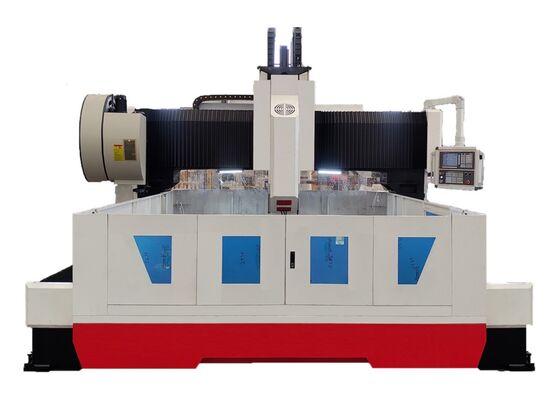 Máquina CNC de perfuração e marcação de metal com motor de fuso servo de 2x37kW, espessura de 300mm