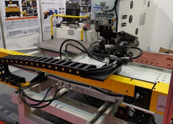 Modelo BNHD120 Máquina automática de punção de chapas de aço CNC hidráulica 1500*800mm