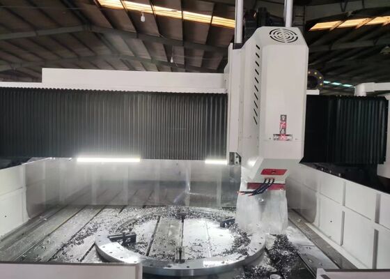 Fabricação de equipamentos petroquímicos Máquina de perfuração automática de troca de ferramentas CNC para a indústria naval