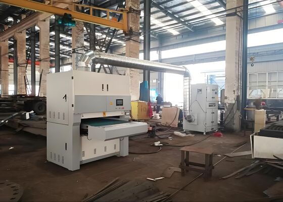 28KW Potência da máquina Máquina de polimento de chapas metálicas CNC 2 Motor de alimentação