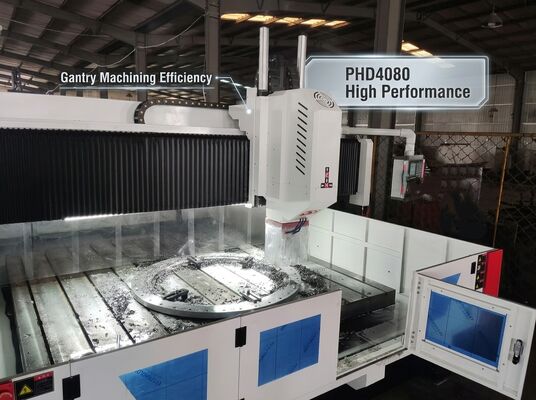 Aplicável à indústria de geração de energia eólica Máquina de perfuração por galpão CNC Modelo PHD4080