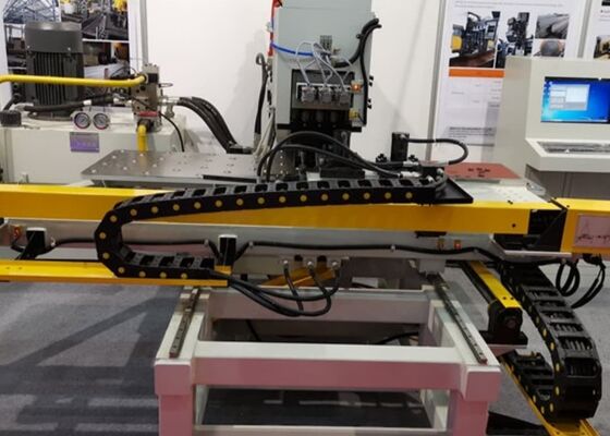 Steel Tower Use CNC Plate Punching Marking And Drilling Machine 1000/1200KN Punching Force