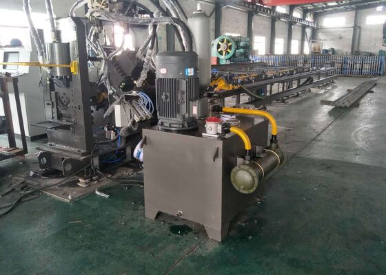 Linha de Máquina de Corte, Marcação e Puncionamento CNC para Uso em Aço Angular/Plano/Canal Modelo JBC1010