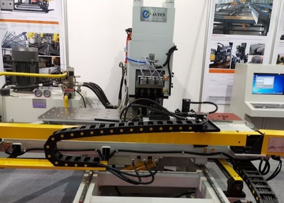 Aplicado à força da marcação da máquina de perfuração 800/1200KN da placa do Cnc da indústria da construção de aço
