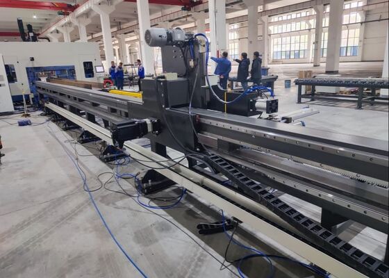 Modelo BHD700 Máquina de corte de perfuração de feixe I Cnc Linha de corte de feixe Φ5?? φ30mm Diâmetro do buraco do eixo principal