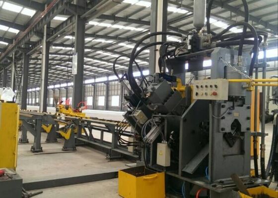 Modelo JNC2020 Linha de produção de corte por perfuração de ângulo por CNC 32x7x3m Dimensão geral