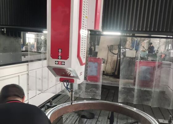 Modelo PHD4080 Máquina de fresagem de perfuração CNC móvel para trocador de calor