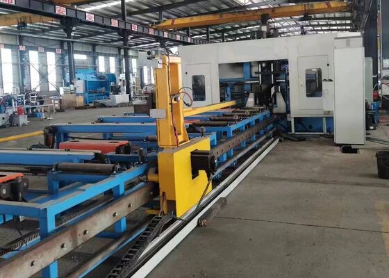 máquina de perfuração de alta velocidade do feixe do CNC H do diâmetro máximo da perfuração de 40mm para a seção do canal