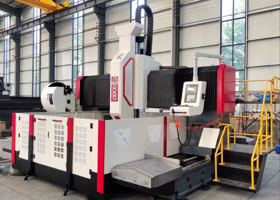 Máquina de perfuração de chapas de CNC usadas para trocadores de calor 20/30KW Servo Spindle Motor Power