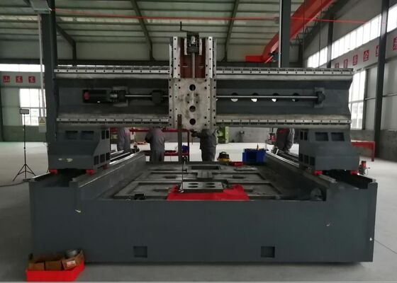Máquina de perfuração de chapas de CNC usadas para trocadores de calor 20/30KW Servo Spindle Motor Power