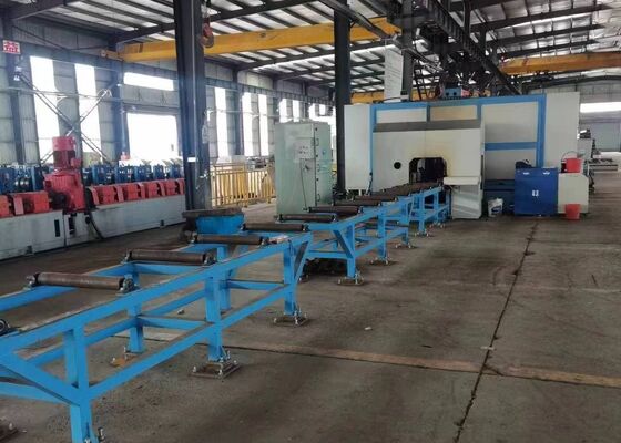 Indústria da construção de pontes CNC linha de máquina de perfuração e serração de vigas para aço de canal