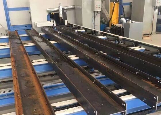 Máquina de perfuração de feixe CNC de elevada precisão para fabricação de aço estrutural