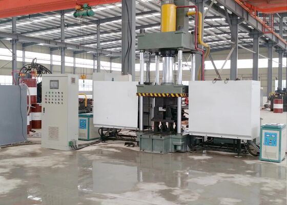 Máquina de curvatura por CNC de aquecimento de 3 eixos para placa angular com comando hidráulico